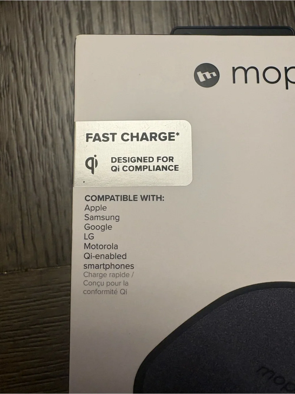 mophie 15W Wireless Charging Pad in Black